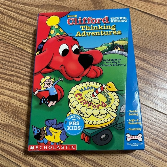 NEW Clifford Thinking Adventures PC Game 2000 - Picture 1 of 3